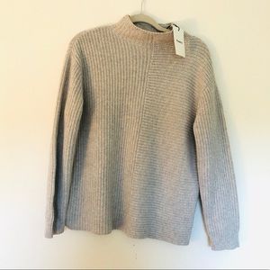 Nwt Theory Oversized Mock Neck Sweater 